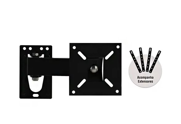 SUPORTE TV LED ARTICULADO 10 -56 LED/LCD - BRASFORMA