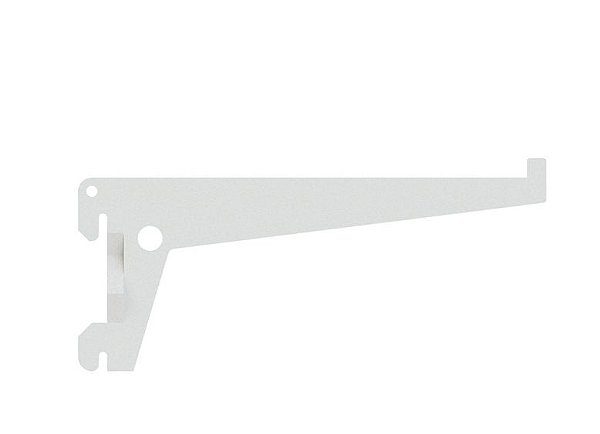 SUPORTE P/ TRILHO SIMPLES 15CM BRANCO - BRASFORMA