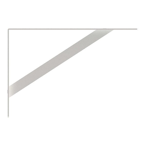 MÃO FRANCESA LEVE 37CM BRANCO - BRASFORMA