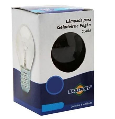 LAMPADA DE GELADEIRA/FOGÃO CLARA 25W 127V - BRASFORT