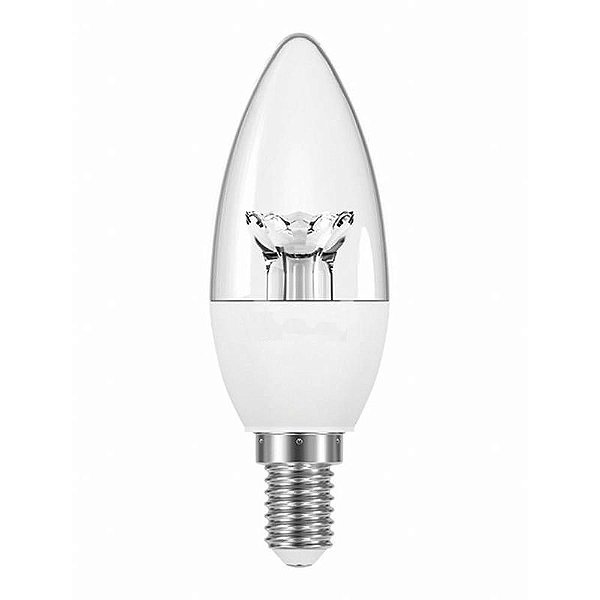 LAMPADA VELA S/ BICO BRANCO FRIO 3W E14 - AAATOP