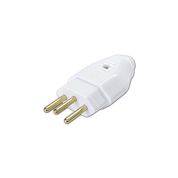 PLUGUE 180º 2P+T 20A - BLUX BRANCO