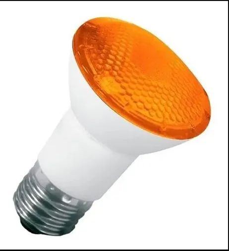 LAMPADA PAR20 6W E27 AMBAR - LUMINATTI