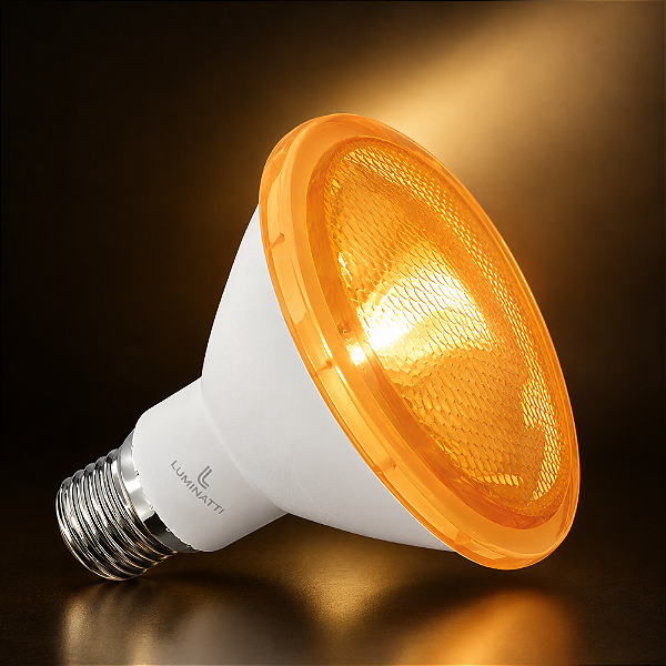LAMPADA PAR30 10W E27 AMBAR - LUMINATTI - LM553