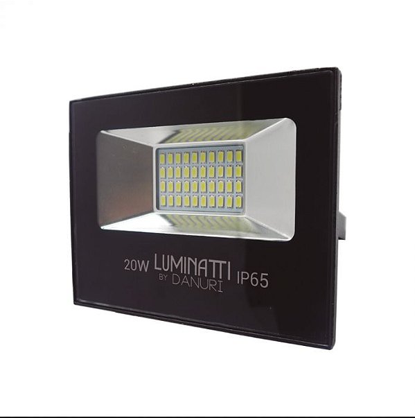 REFLETOR 20W IP65 BIVOLT 6000K - LUMINATTI