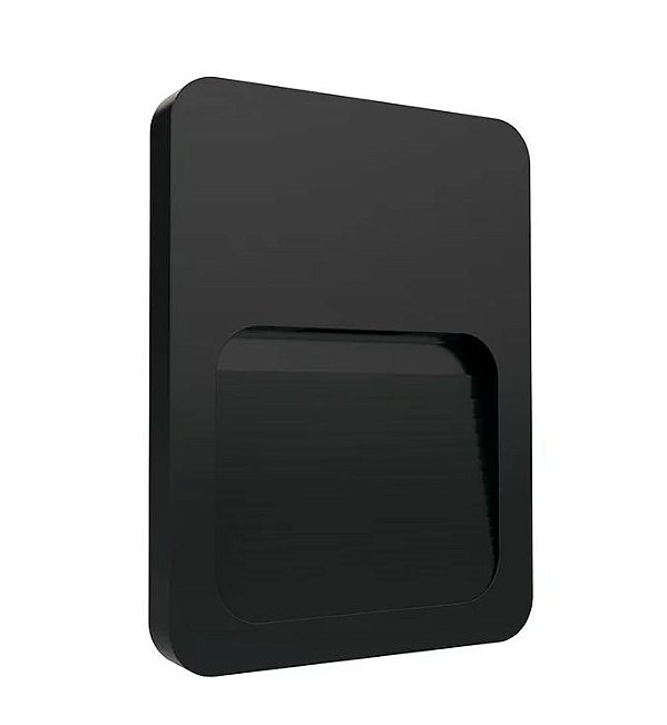 BALIZADOR 2W SOBREPOR PRETO 3000K IP65 - LUMINATTI