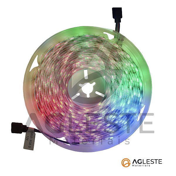 FITA DE LED RGB 12V 5M IP65  - AAATOP