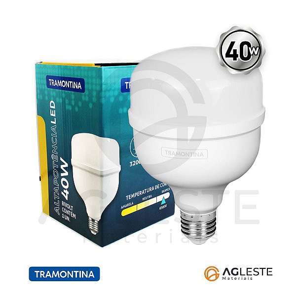LAMPADA DE LED ALTA POTENCIA 40W 6500K - TRAMONTINA