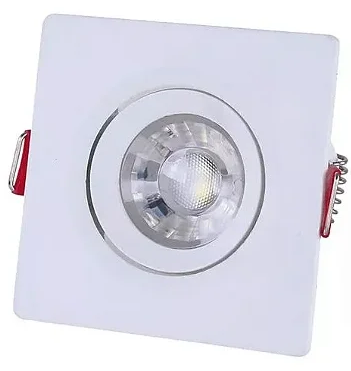 SPOT DE LED QUADRADO 7W 3000K BRANCO QUENTE - TRAMONTINA