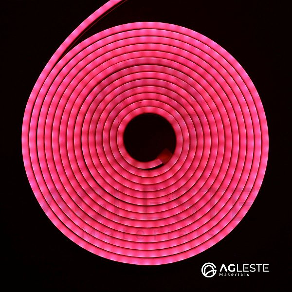 MANGUEIRA NEON FLEXIVEL  5 METROS  IP20 ROSA - AAAT - AAATOP