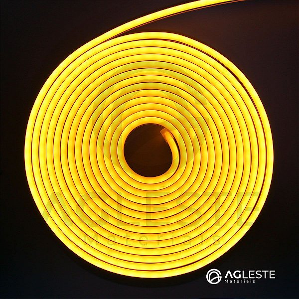 MANGUEIRA NEON FLEXIVEL  5 METROS  IP20 AMARELO - AAATOP