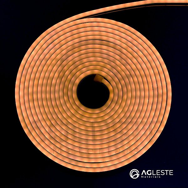 MANGUEIRA NEON FLEXIVEL 5 METROS IP20 BRANCO QUENTE - AAATOP