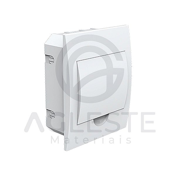 QUADRO DISTRIBUIÇÃO PARA 6 DISJUNTORES EMBUTIR - ENERBRAS