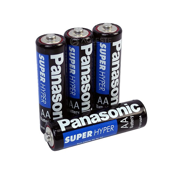KIT 4 PILHAS AA  NORMAL - PANASONIC - 380070/1