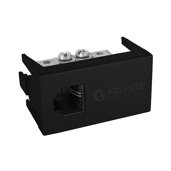 MODULO ENTRADA RJ11 (TELEFONE) - DICOMPEL EKRON PRETO