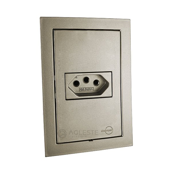 CJ TOMADA 20A HORIZONTAL 4X2 -  DICOMPEL EKRON FENDI