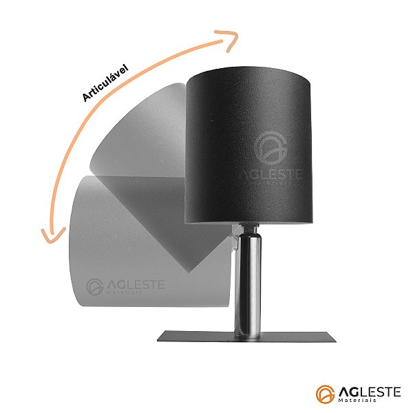 SPOT PARA PERFIL DE LED EMBUTIR/SOBREPOR GU10 AR70 ATE 8W - LUMINATTI