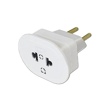 ADAPTADOR UNIVERSAL 2P 10A BRANCO - BLUX - 10273-3