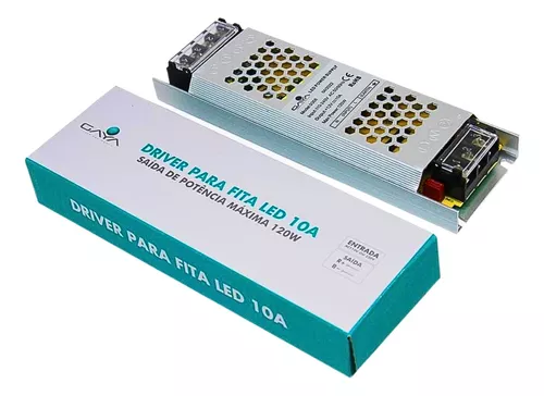 DRIVE SLIM 10A 12V 120W ENTRADA BIVOLT IP20 - GAYA - GY9368