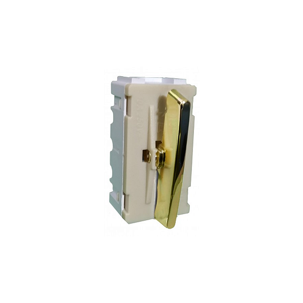 MODULO INTERRUPTOR SIMPLES - DICOMPEL NOVARA GOLD - DNV1200/157GD