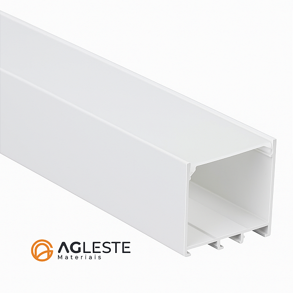 Perfil de Sobrepor 36x35mm para Fita LED – Alumínio Premium com Acabamento Profissional