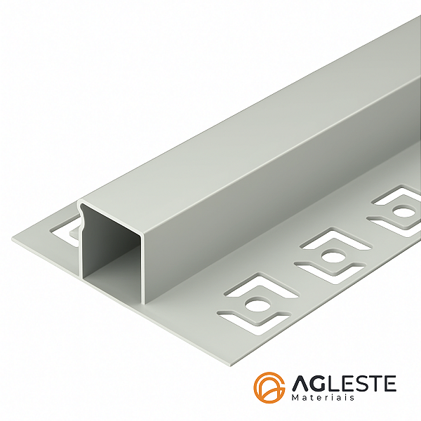 Perfil de Sobrepor NO FRAME 15x15mm – Acabamento Slim e Minimalista para Fita LED