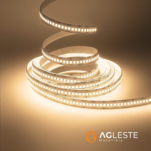 Fita de LED 14,4W/m – 4000K (Branco Neutro) – 5 metros – IP65 – com plug – Luminatti.
