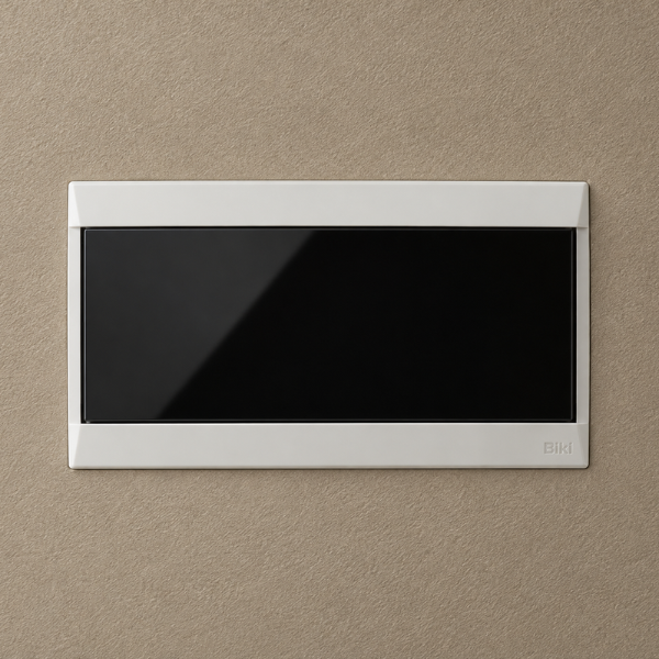 QUADRO DE EMBUTIR PARA 6/8 DISJUNTORES FUME - BIKI