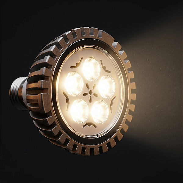 LAMPADA PAR30 7W BRANCO QUENTE 3000K E27 BIVOLT - LED ALTA POTENCIA