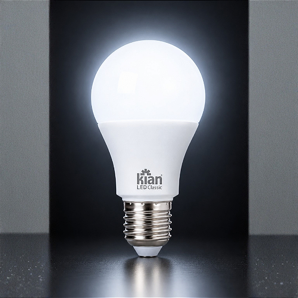 LAMPADA LED BULBO 15W 6500K BRANCO FRIO BIVOLT E27 - KIAN - 10062