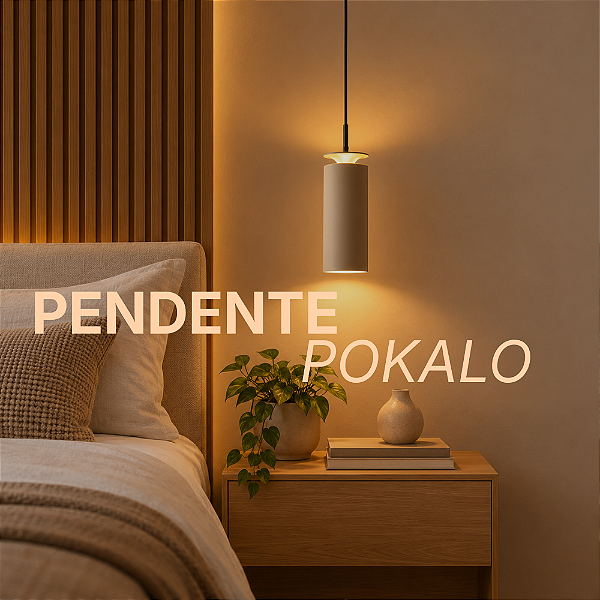 PENDENTE POKALO BEGE / BEGE 6W 2700K IP20 - BELLA