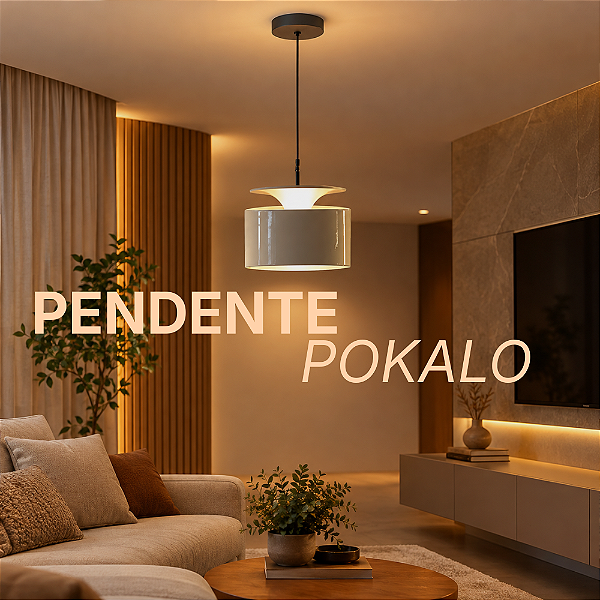 PENDENTE POKALO BEGE / BEGE 12W 2700K IP20 - BELLA