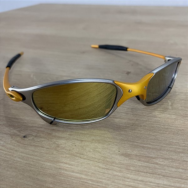 Óculos de Sol Oakley Lente Azul Metal Juliet 24k Lupa Mandrak | Óculos  Feminino Oakley Nunca Usado 56454389 | enjoei