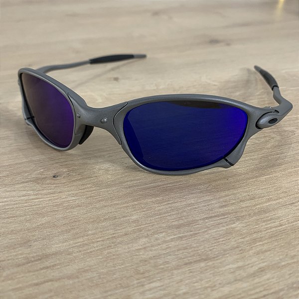 Óculos de Sol Oakley Doble X Juliet Lente Azul Royal - Absolut Store