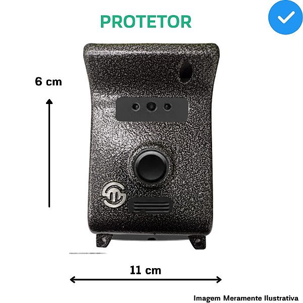 Protetor Cinza Para Interfone Video Porteiro 1010 Intelbras|Intelcompr -  INTELCOMPRAS