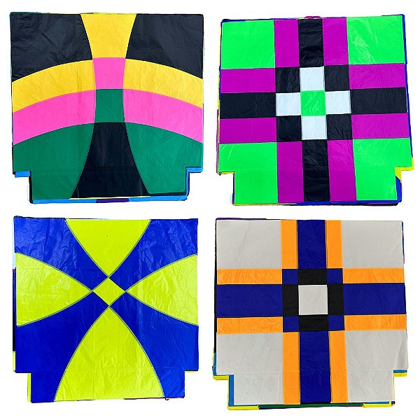 Folhas de Seda Corte e Recorte 60x60cm 100 Unidades