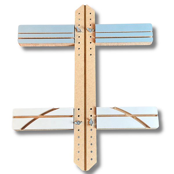 Gabarito Ajustável 60cm Para Armação Pipa Multiuso Madeira