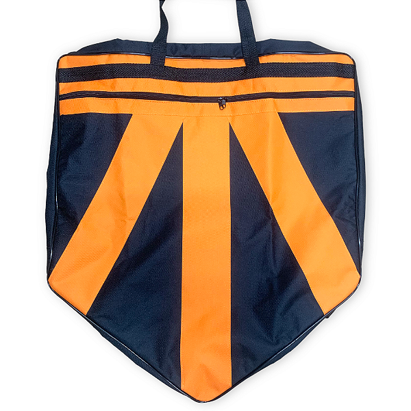 Mochila Para Pipas 1m x 80cm x 22cm Alça Ajustável Com Zíper: Laranja