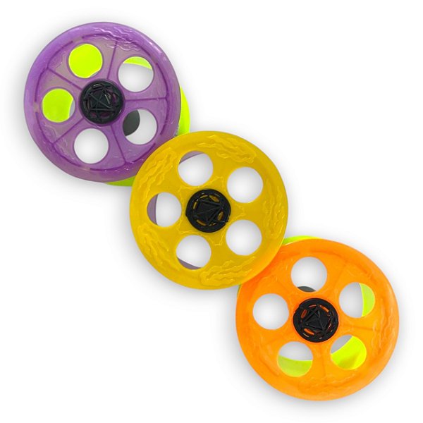 Kit Pipa 3 Carretilhas de Plástico Reforçado 21cm 8" Média