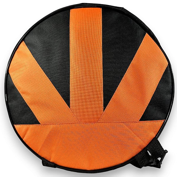 Mochila Bolsa Para Levar Carretilha De Pipa 14 Polegadas 40cm: LARANJA