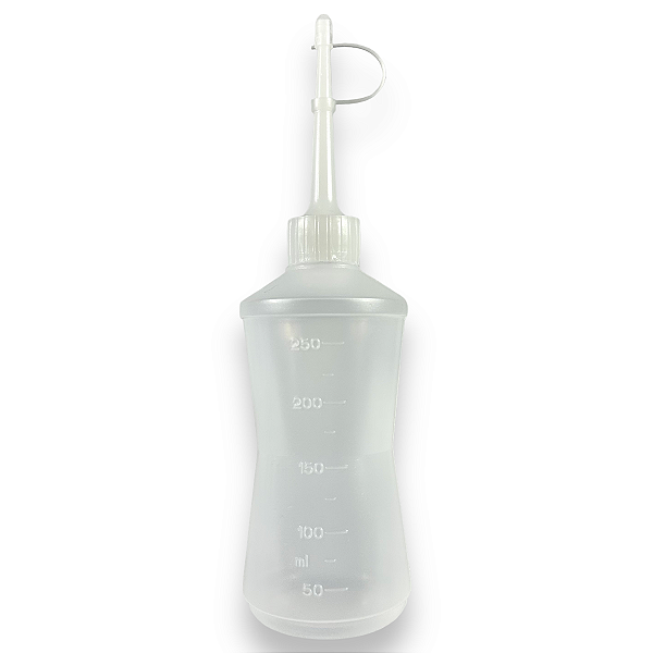 Tubo Almotolia Aplicador Para Líquidos 250ml Bico Reto Fino