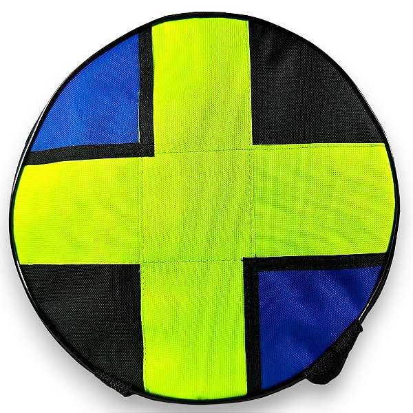 Mochila Bolsa Para Levar Carretilha De Pipa 22 Polegada 57cm: Cruz Verde