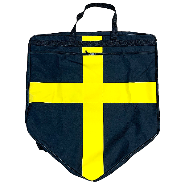 Mochila Para Pipas 1m x 80cm x 22cm Alça Ajustável Com Zíper: Cruz Amarelo