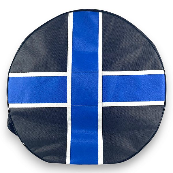 Mochila Bolsa Para Levar Carretilha De Pipa 18 Polegada 50cm: Cruz Azul