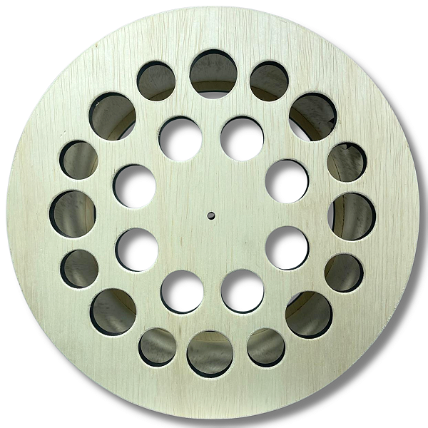 Carretilha Leve De Madeira Catraca Destravada 13 Polegadas