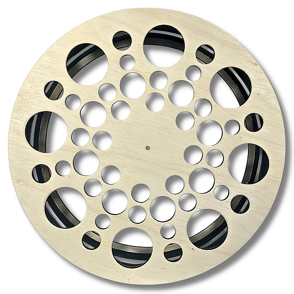 Carretilha Fina De Madeira Catraca Destravada Reforçada 21"