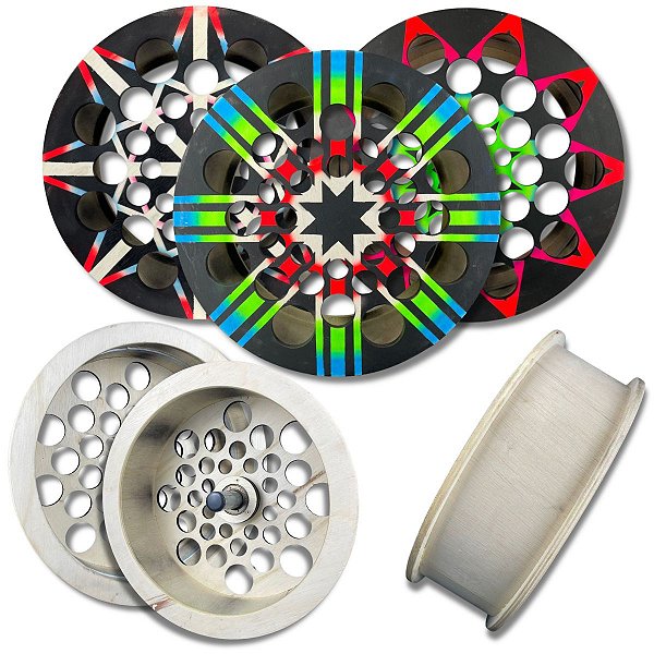 Carretilha Leve De Madeira Catraca Destravada 16"