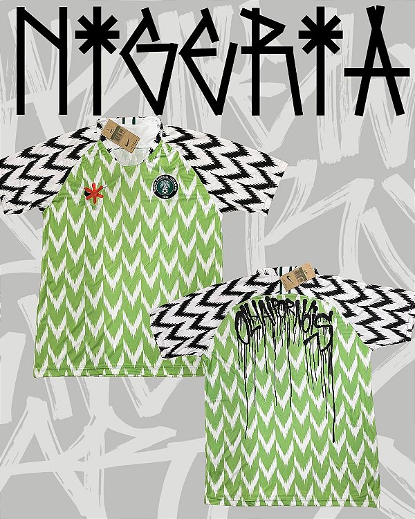 CAMISETA NIGERIA OLHAI POR NÓIS