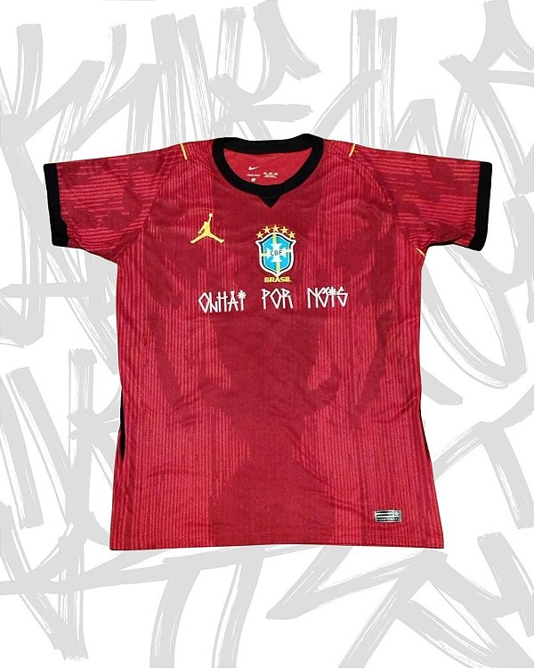 CAMISETA VERMELHA BRASIL CORRE 2026