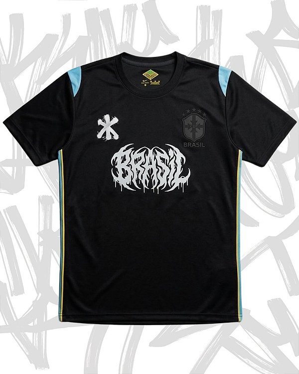 CAMISETA BRASIL PRETA